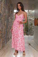 Got The Keys Maxi Dress Pink