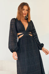 Neo Paradise Maxi Dress Black