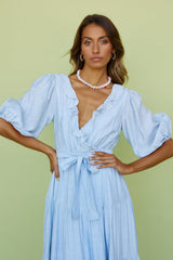 Blissful Moments Maxi Dress Blue