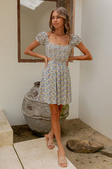 Cutie Pot Dress Blue