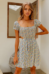 Cutie Pot Dress Blue