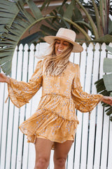 Star Child Dress Yellow