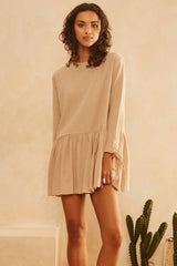 Paloma Dress Beige