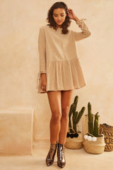 Paloma Dress Beige