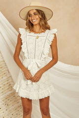 Cabrillo Dress White