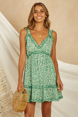 Acklen Avenue Dress Green