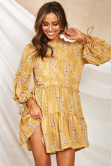 Star Child Dress Yellow