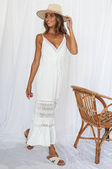 Pacific Dream Maxi Dress White
