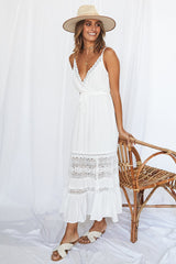 Pacific Dream Maxi Dress White