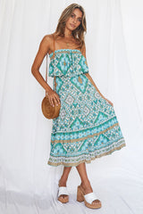 Wandering The Souk Midi Dress