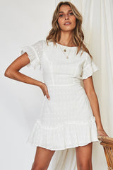 Sunday Caption Dress White
