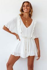 Wander Endlessly Dress White