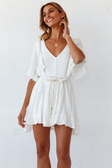 Wander Endlessly Dress White
