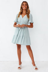 Under The Oak Tree Dress Sage