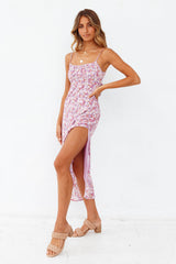 Scent Of Lavender Midi Dress