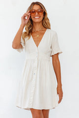 Lemongrass Dress Beige