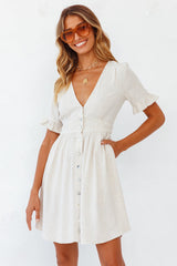 Lemongrass Dress Beige