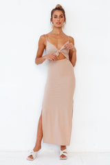 Be With You Maxi Dress Tan