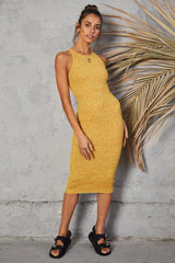 Autumn Calling Knit Midi Dress