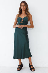 Party Favour Maxi Dress Forest Green