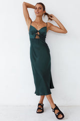 Party Favour Maxi Dress Forest Green