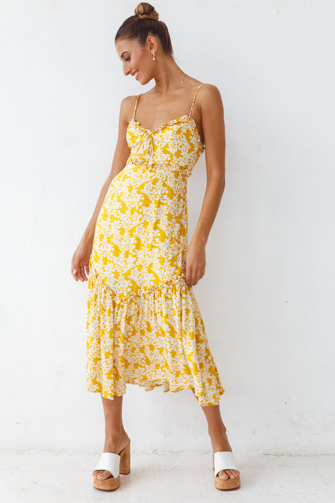 Sunshine Flavours Midi Dress
