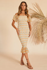 Fields In Amsterdam Midi Dress
