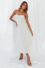 Tomorrow And Today Midi Dress Beige