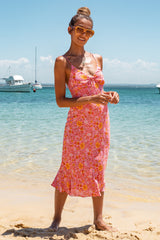One In A Million Midi Dress Pink