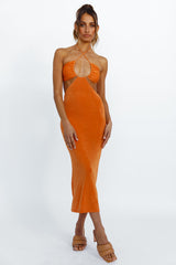 The Other Side Maxi Dress Orange