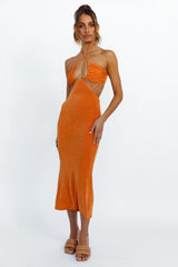The Other Side Maxi Dress Orange