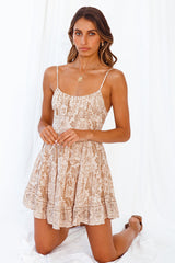 Sunset In Paradise Dress Mocha