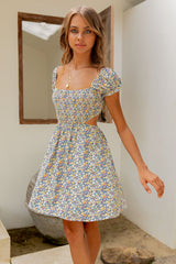 Cutie Pot Dress Blue