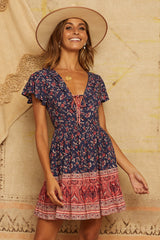Pebble Path Dress Navy
