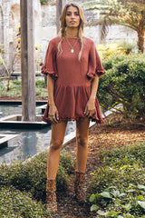 Hope For Now Dress Brown
