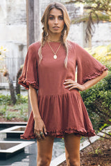 Hope For Now Dress Brown