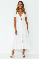 Cloud Nine Maxi Dress White