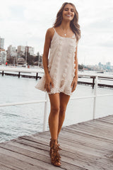 Sun Potion Dress Beige