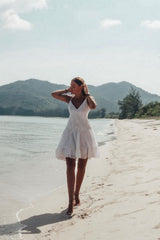 Hopeful Wanderer Dress White